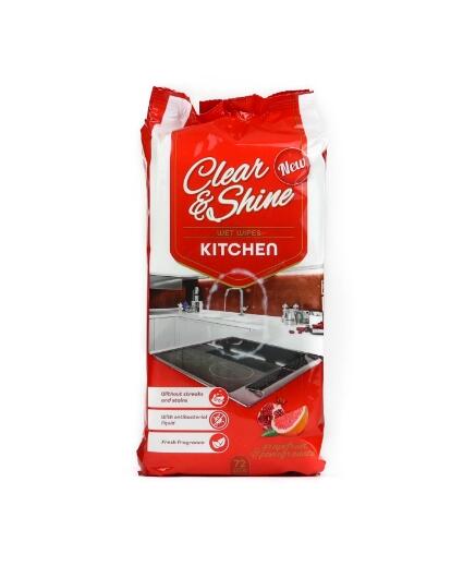 CLEAR&SHINE – chusteczki do czyszczenia kuchni